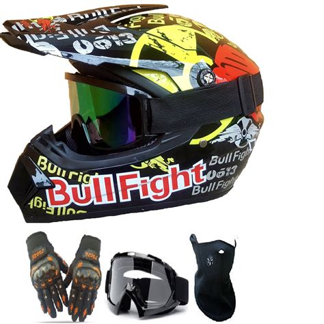 Set Casca Cross Enduro Atv AHP Bullfight L EMAG Ro