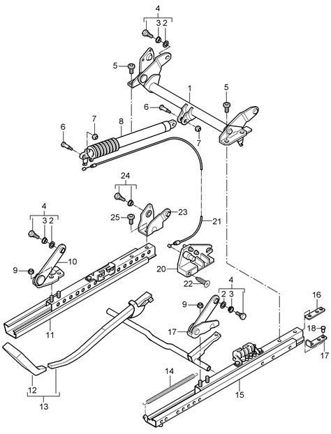 Porsche Boxster 1997 2004 Seat Adjuster Standard Seat With Height Adjustment Porsche