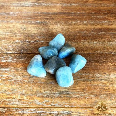 Aquamarine Tumbled Stones Zimbabwe GAIA CENTER CYPRUS