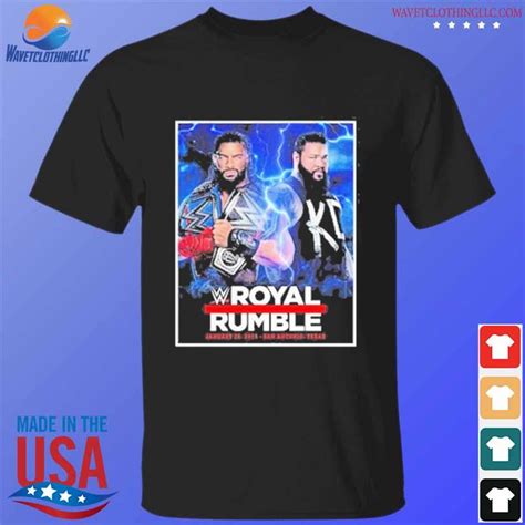 Wavetclothingllc Royal Rumble Roman Reigns Vs Kevin Owens Shirt