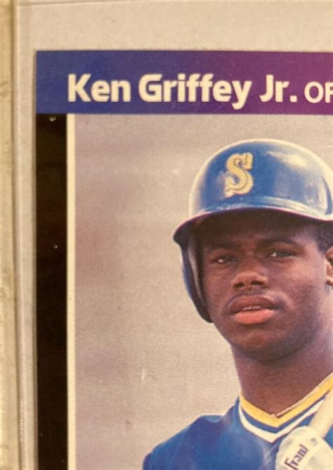 Donruss Ken Griffey Jr Rated Rookie Rookie Card Sea Cin