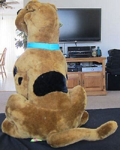 NEW RARE Large Scooby Doo Plush Toy, Giant Stuffed Animal. 27" Tall, 16 ...