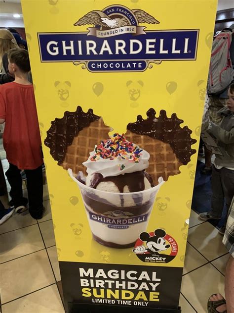 New Mickey Hot Fudge Sundae At Ghiradelli Disney Springs Mickey90