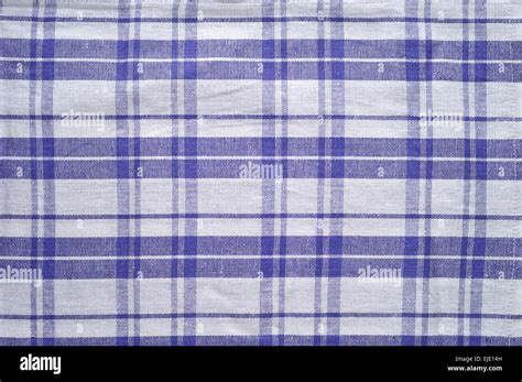 Blue Checkered Tablecloth Background Hi Res Stock Photography And