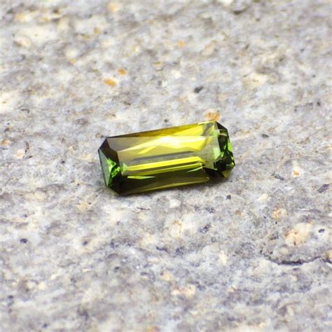 Tourmaline Nigeria 047 Ct Flawless Green Yellow Etsy Tourmaline