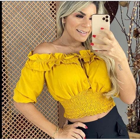 Blusa Ciganinha Shopee Brasil