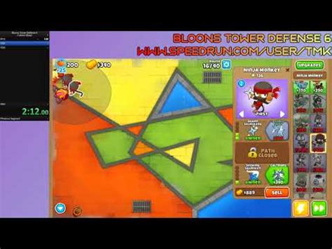 Cubism Easy Bloons Td Speedrun Youtube