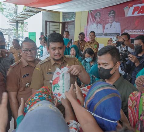 Pemko Medan Buka Pasar Murah Di 151 Kelurahan