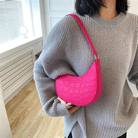 Fashion Women Handbag Solid Color Casual Mini Underarm Bag Female Green Chain Shoulder Pouch Hot