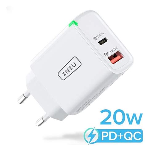 Carregador Turbo 20w Com Carga Rápida Usb C