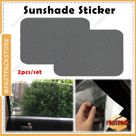 Car Sunshade Sticker Pvc Sun Shade Side Window Mesh Net Static Electric