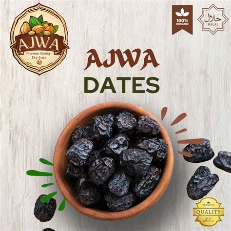 Premium Ajwa Dates Khajoor Ajwa Dry Fruits