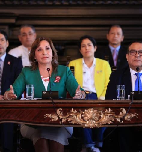 Presidenta Boluarte Invoco A Que Las Futuras Movilizaciones Se