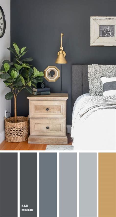 Dark Grey Accent Wall Bedroom | www.resnooze.com