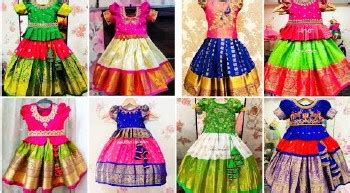 New Traditional Pattu Pavada Designs For Kids - Blouse Designs - Blouse ...