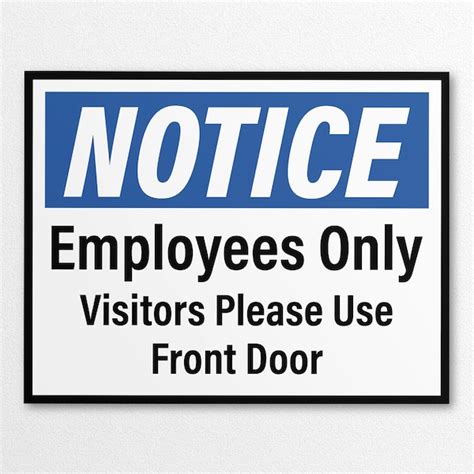 Employees Only Printable Sign - Etsy