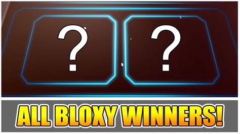 All Bloxy Award Winners In The 8th Annual Bloxy Awards Roblox Youtube