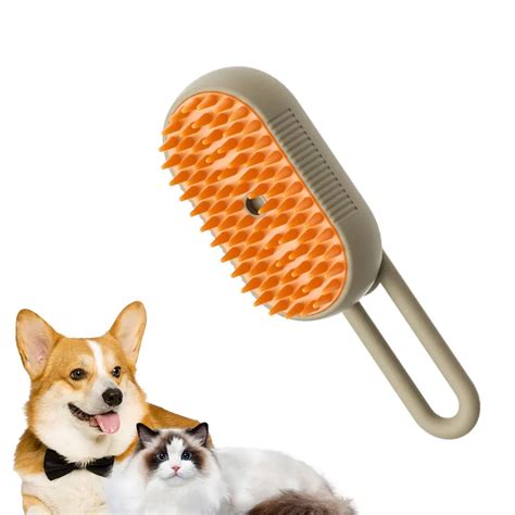 Brosse Vapeur Pour Chat Et Chien Peigne Pulv Risateur Multifonctionnel