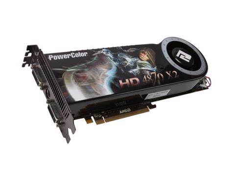 Open Box PowerColor Radeon HD 4870 X2 Video Card AX4870X2 2GBD5 H