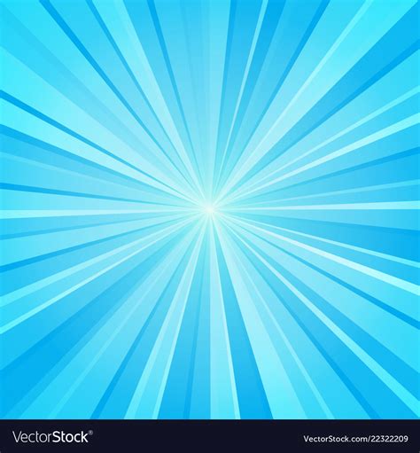 Blue white ray background Royalty Free Vector Image