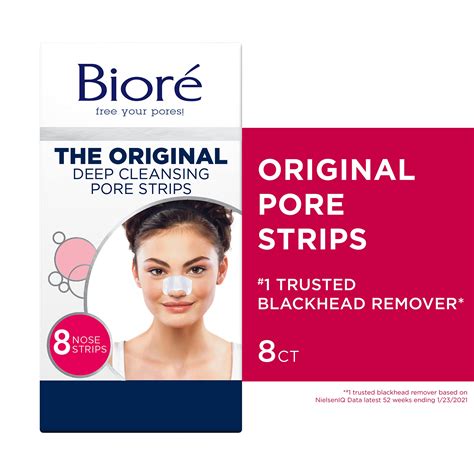 Bior Original Deep Cleansing Pore Strips Nose Strips For Blackhead