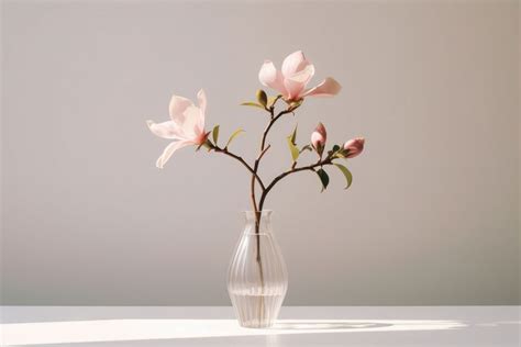 Magnolia Flower Vase Magnolia Blossom Premium Photo Rawpixel