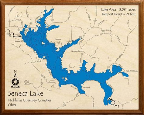 Seneca Lake Map Reliable Quality | www.pinnaxis.com