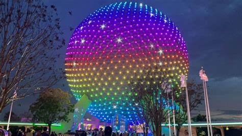 Figment Spaceship Earth Light Show Returns For Epcot International