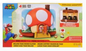 Nintendo Super Mario Toad House Playset Deluxe 2.5in 41367