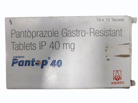 Pantop Pantoprazole Gastro Resistant Tablets Ip At Box