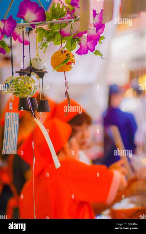 Summer Of Wind Chimes Japanese Culture Stock Photo Alamy