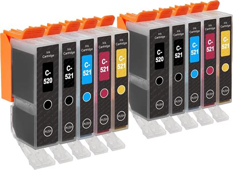 Go Inks 2 Set Of 5 Ink Cartridges To Replace PGI 550 CLI 551