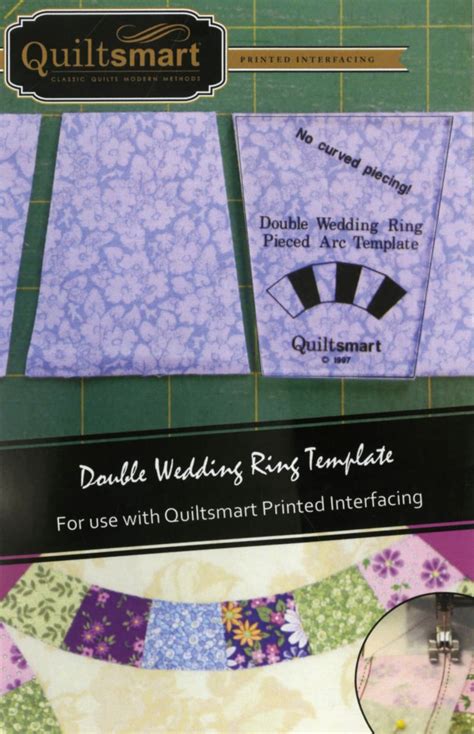 Quiltsmart Double Wedding Ring Template Acrylic Wedge Template Dwrtd