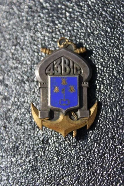 Insigne Militaire Fran Ais E Bic Bataillon Infanterie Coloniale B I C