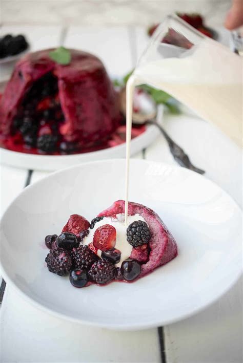 British Berry Summer Pudding - Culinary Ginger