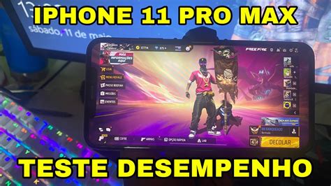 IPHONE 11 PRO MAX TUDO NO MAXIMO FREE FIRE RODOU TUDO NO ULTRA NO