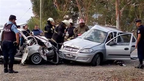 Choque frontal en Las Heras dejó un saldo de tres muertos y cinco