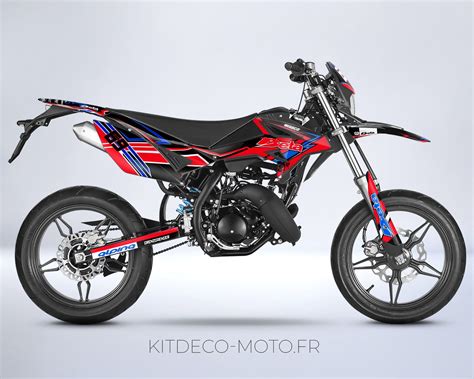 Kit Deco Beta 50 GG Blue Red 2011 2020 Kitdeco Moto Fr