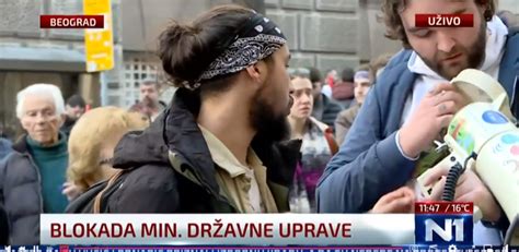 Počeo protest studenata u Beogradu ispred Ministarstva lokalne