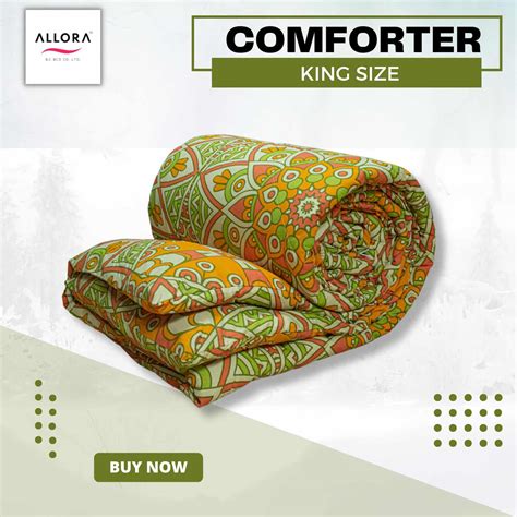 Alpana Print Comforter - Orange - ALLORA Home & Living