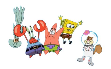 Spongebob Patrick Sandy Squidward Mr Krabs – NBKomputer