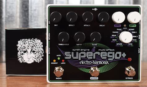 Electro-Harmonix EHX Superego + Plus Synth Modulation Guitar Effect Pe ...