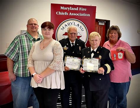 Three Members Inducted Into Maryland Fire Chiefs Association Hall Of