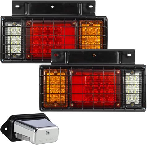 Amazon Partsam 2x 63 LED Truck Trailer Tail Lights Bar Kit 1x LED