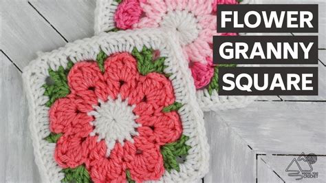 How To Crochet Flower Granny Square Youtube In Granny Square