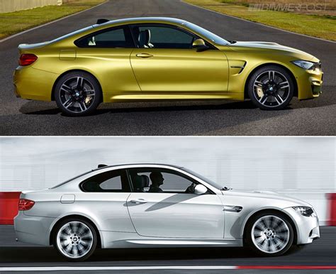 Comparison F82 M4 Versus E92 M3 Coupe Updated With Real Life Pics