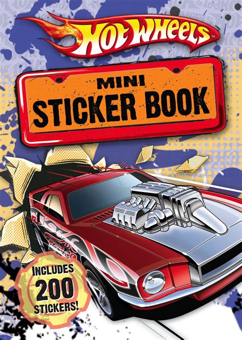 Buy Mini Sticker Book Hot Wheels Book Online At Low Prices In India Mini Sticker Book Hot