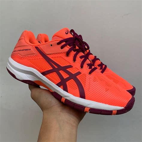 Asics Gel Solution Speed 3 Tennis Badminton Vaolleyball Shoes For