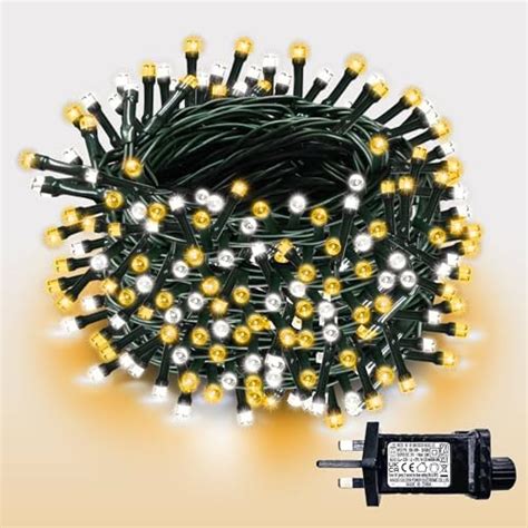 Ansio Christmas Tree Lights Led M Ft Warm Cool White