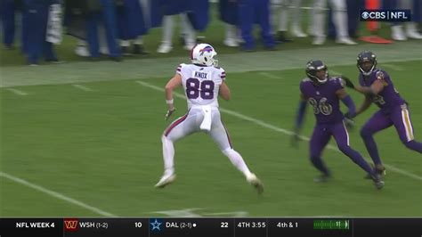 Buffalo Bills Tight End Dawson Knox Gets Bills Rolling On 20 Yard